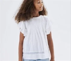 Name It bright white top